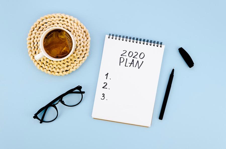 Making a list of new ways to feel healthy