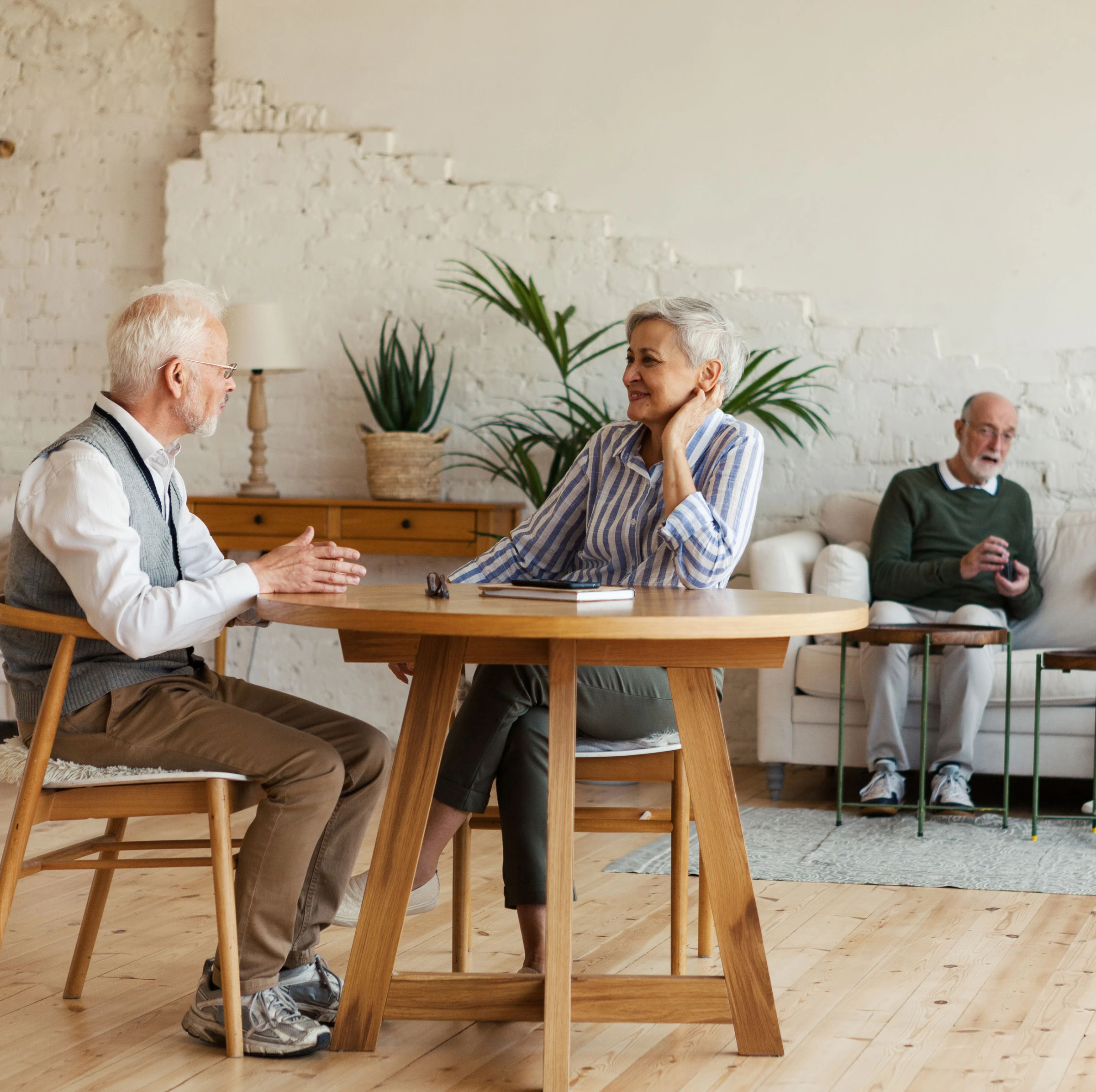 Seniors talking