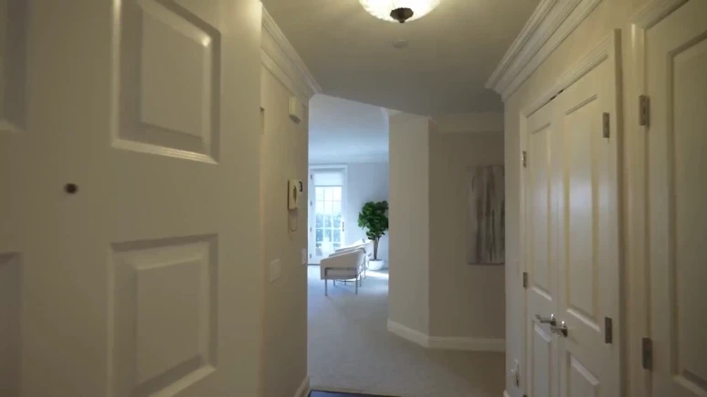 Entrance into an apartment at The Osborn