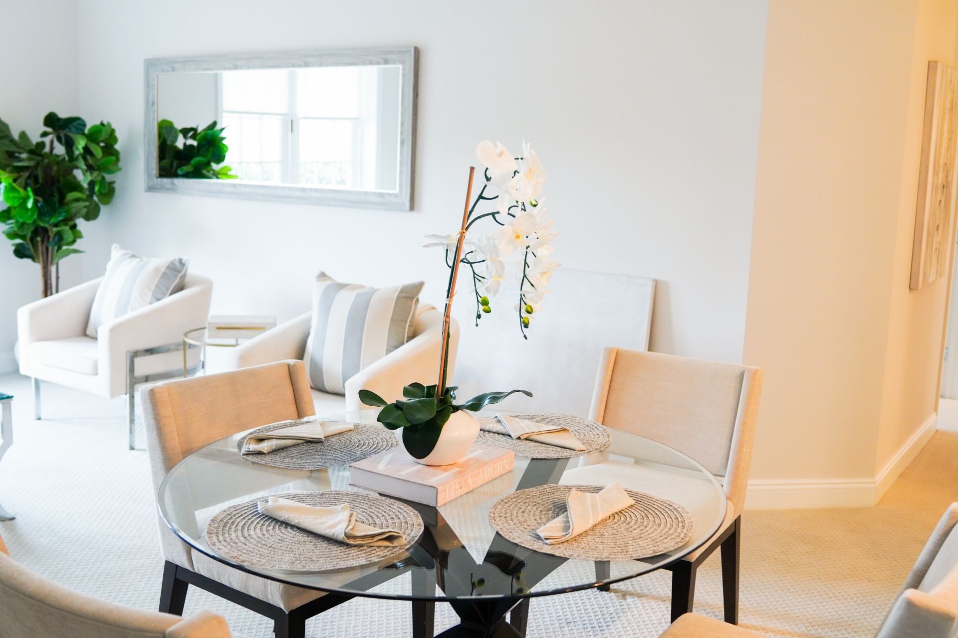 A sitting room in one of The Osborn's apartments