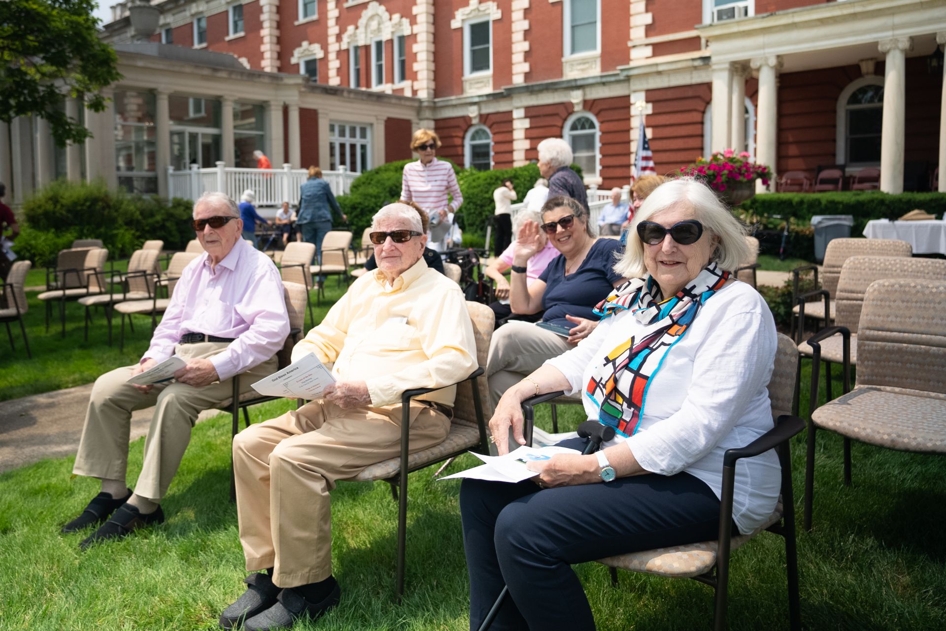 Osborn residents enjoy an outdoor event