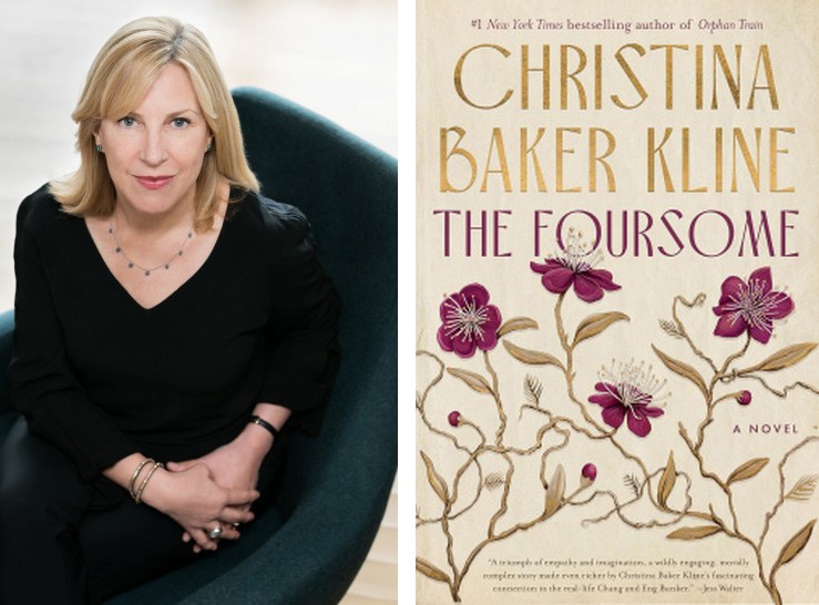 WellSpring Series: Christina Baker Kline, Author of "The Foursome" Author Christina Baker Kline with her novel The Foursome
