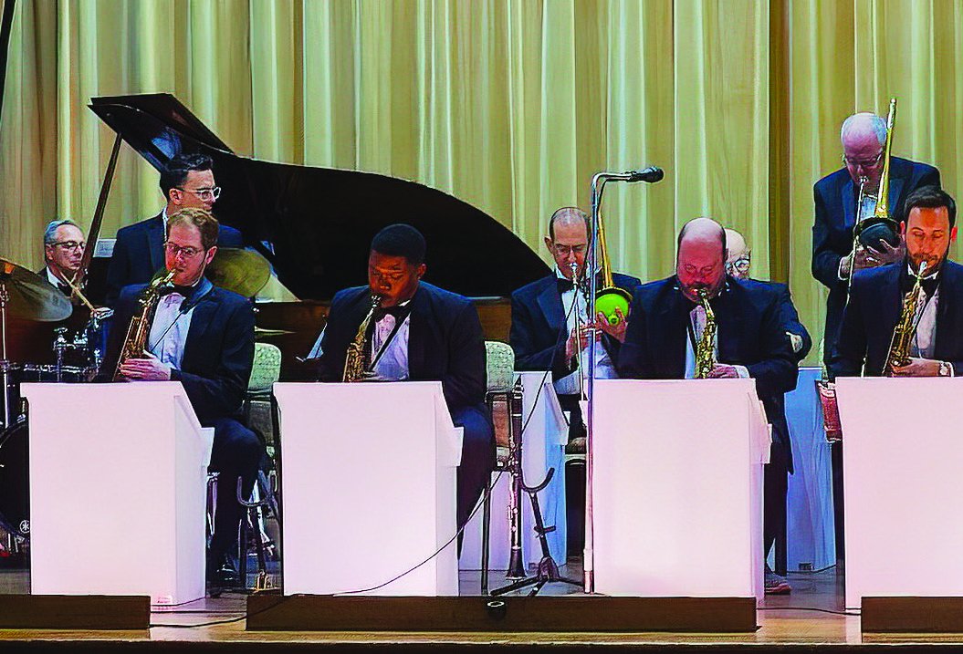 WellSpring Series: The Scott Wenzel Big Band — "Recollections of the Big Band Era and Beyond" The Scott Wenzel Big Band performing on stage